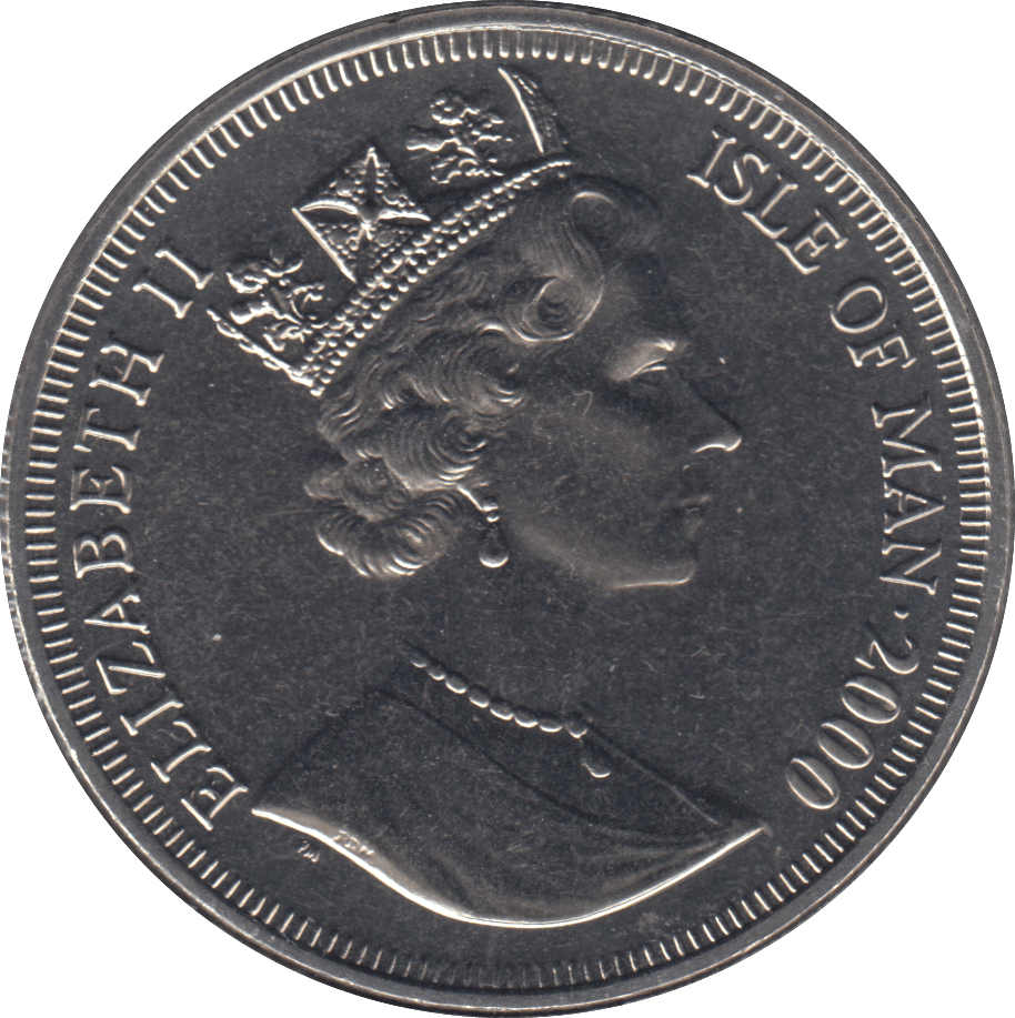 2000 CROWN ISLE OF MAN - WORLD COINS - Cambridgeshire Coins