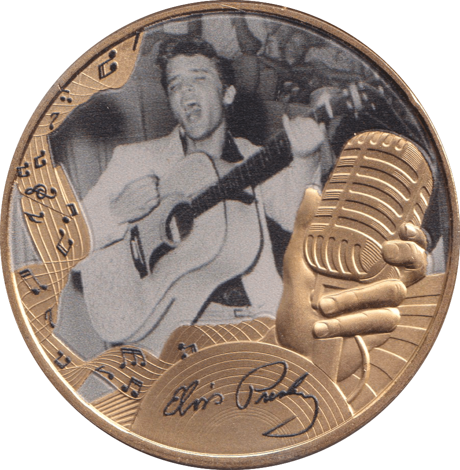 2000 ELVIS PRESLEY ONE CROWN MEDAL - MEDALS & MEDALLIONS - Cambridgeshire Coins