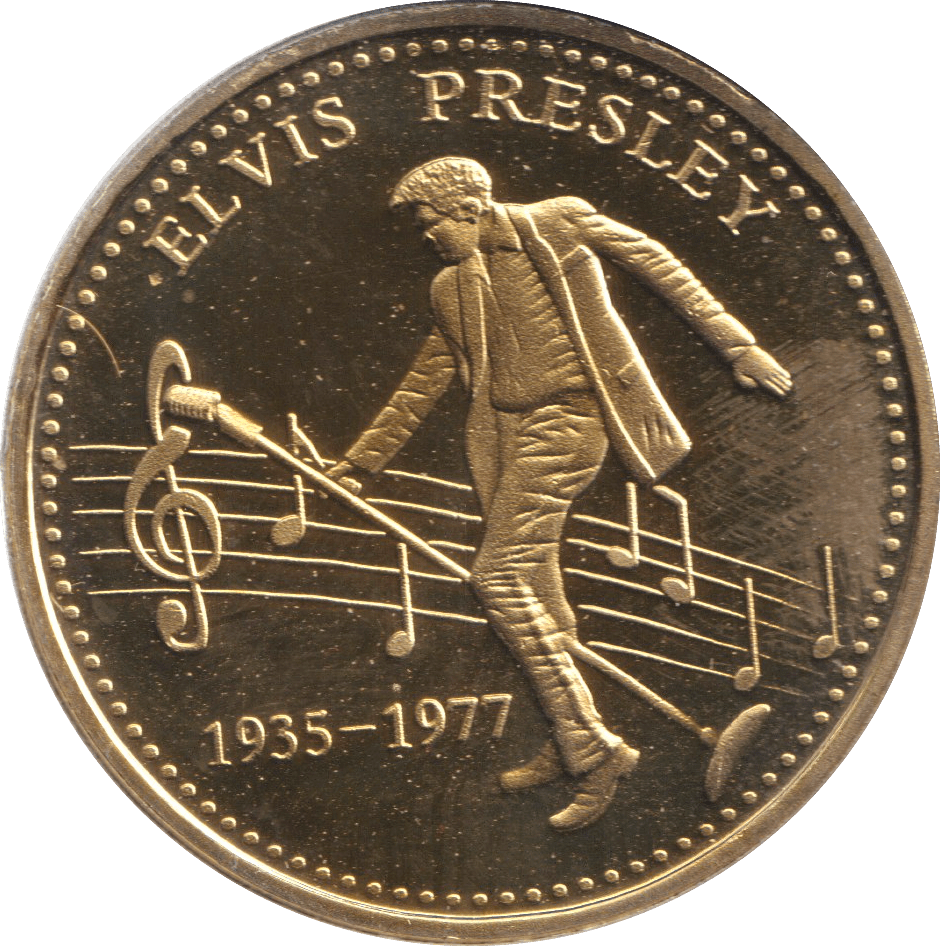 2000 ELVIS PRESLEY ONE CROWN MEDAL - MEDALS & MEDALLIONS - Cambridgeshire Coins