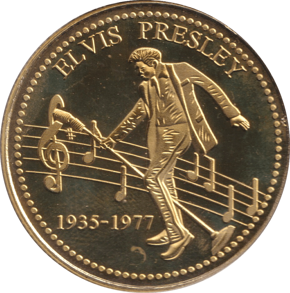2000 ELVIS PRESLEY ONE CROWN MEDAL - MEDALS & MEDALLIONS - Cambridgeshire Coins
