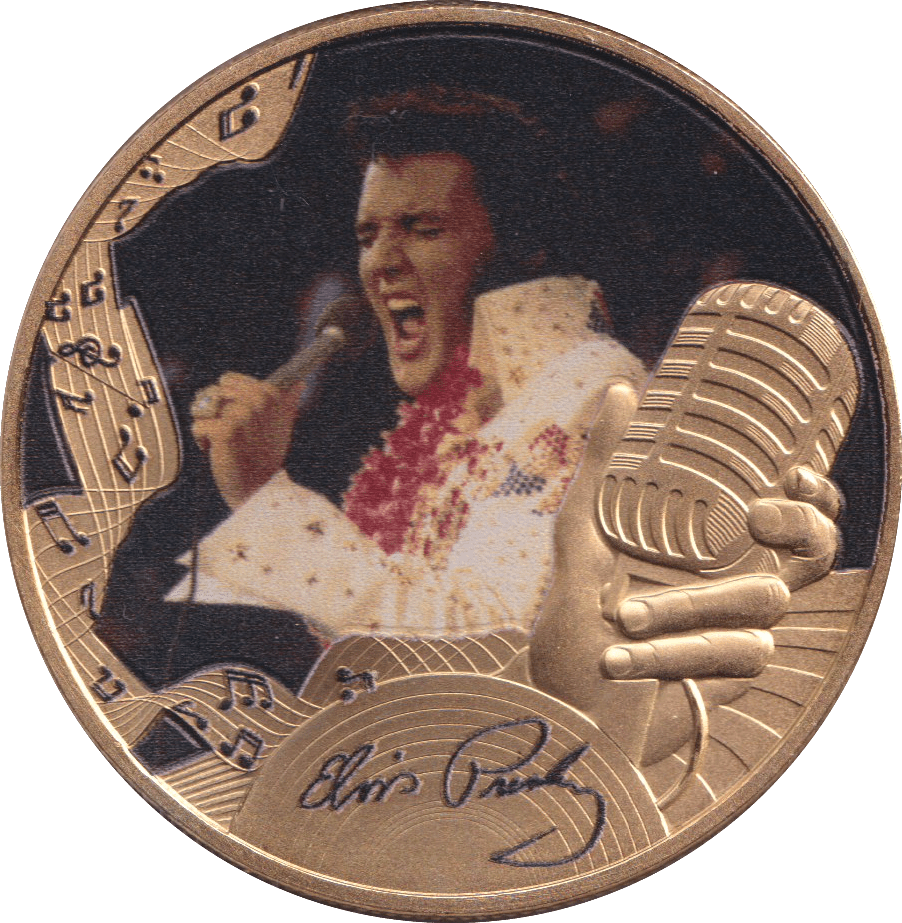 2000 ELVIS PRESLEY ONE CROWN MEDAL - MEDALS & MEDALLIONS - Cambridgeshire Coins