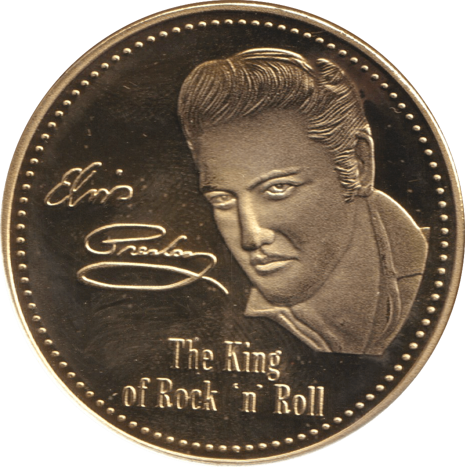 2000 ELVIS PRESLEY ONE CROWN MEDAL - MEDALS & MEDALLIONS - Cambridgeshire Coins