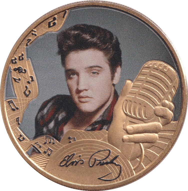 2000 ELVIS PRESLEY ONE CROWN MEDAL - MEDALS & MEDALLIONS - Cambridgeshire Coins