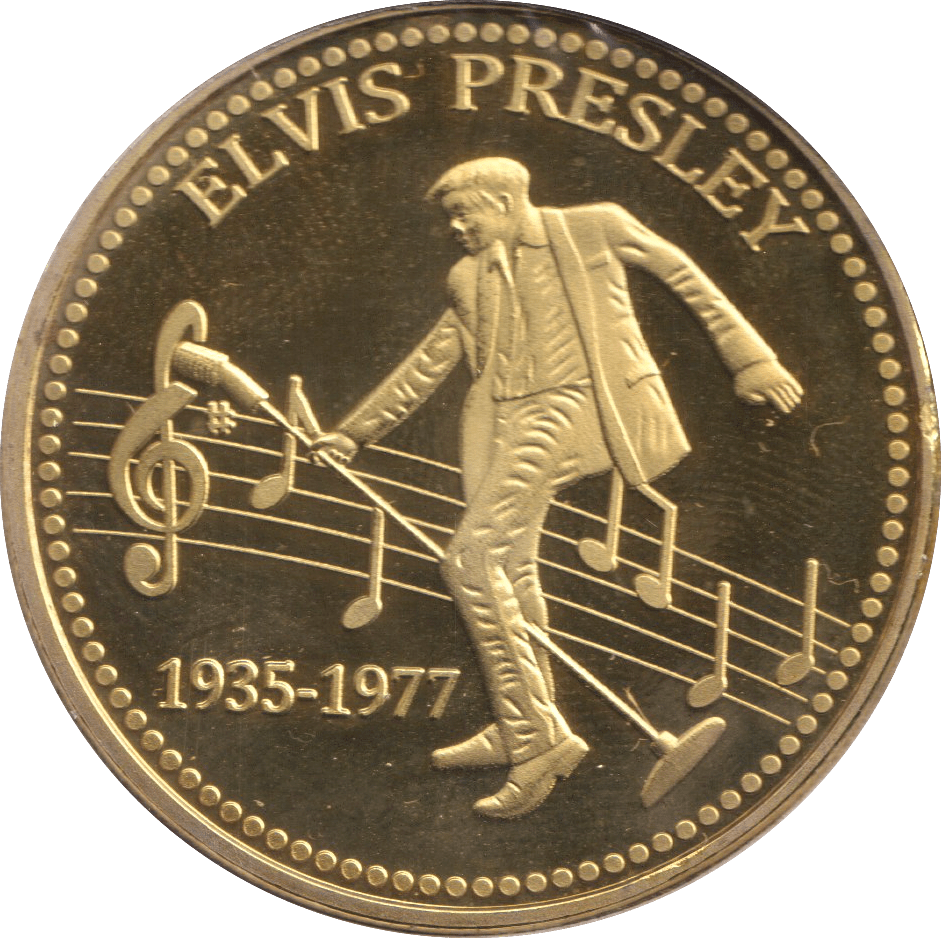 2000 ELVIS PRESLEY ONE CROWN MEDAL - MEDALS & MEDALLIONS - Cambridgeshire Coins