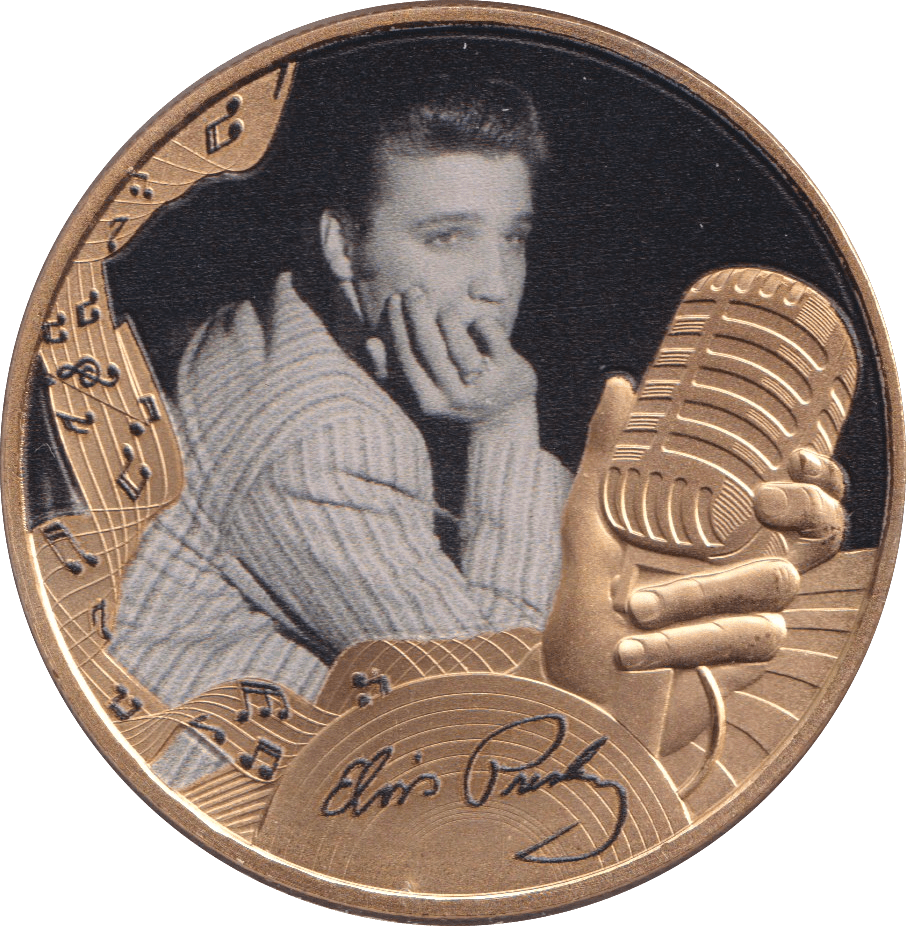2000 ELVIS PRESLEY ONE CROWN MEDAL - MEDALS & MEDALLIONS - Cambridgeshire Coins