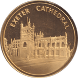2000 EXETER CATHEDRAL MEDALLION M10 - MEDALS & MEDALLIONS - Cambridgeshire Coins