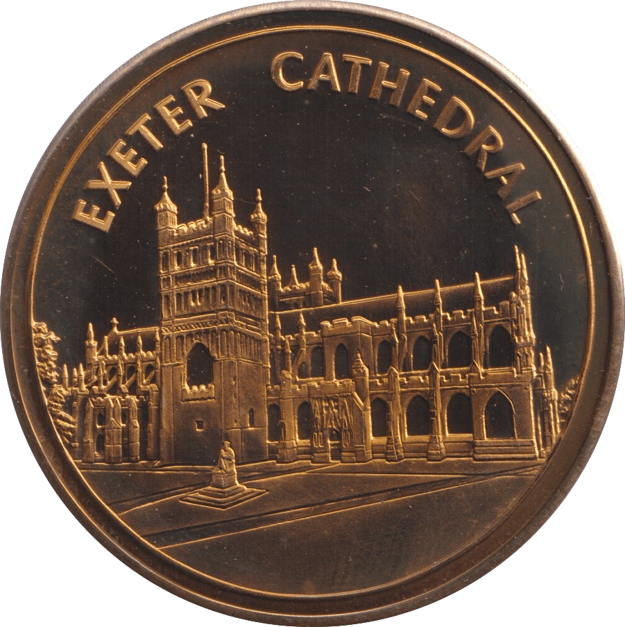 2000 EXETER CATHEDRAL MEDALLION M49 - MEDALS & MEDALLIONS - Cambridgeshire Coins