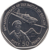 2000 FIFTY PENCE GUERNSEY - WORLD COINS - Cambridgeshire Coins