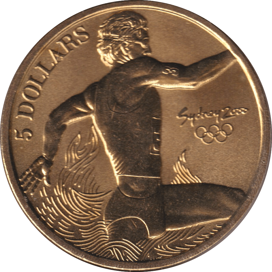2000 FIVE DOLLAR SYDNEY OLYMPICS AUSTRALIA ATHLETICS - WORLD COINS - Cambridgeshire Coins