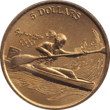 2000 FIVE DOLLAR SYDNEY OLYMPICS AUSTRALIA CANOE - WORLD COINS - Cambridgeshire Coins