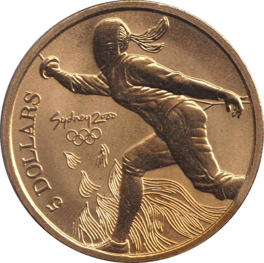 2000 FIVE DOLLAR SYDNEY OLYMPICS AUSTRALIA FENCING - WORLD COINS - Cambridgeshire Coins