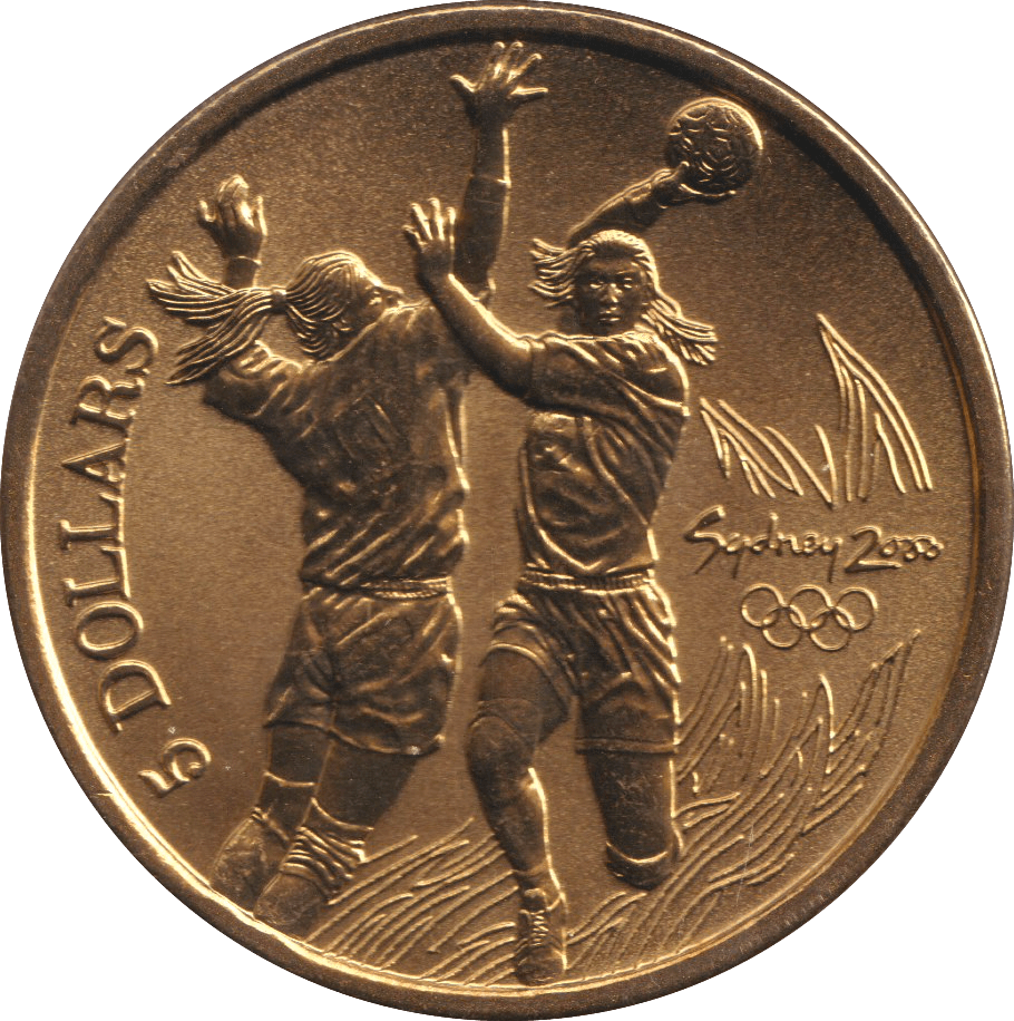 2000 FIVE DOLLAR SYDNEY OLYMPICS AUSTRALIA HANDBALL - WORLD COINS - Cambridgeshire Coins