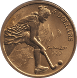 2000 FIVE DOLLAR SYDNEY OLYMPICS AUSTRALIA HOCKEY - WORLD COINS - Cambridgeshire Coins