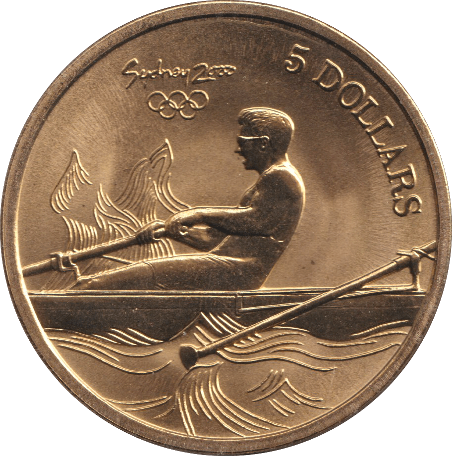 2000 FIVE DOLLAR SYDNEY OLYMPICS AUSTRALIA ROWING - WORLD COINS - Cambridgeshire Coins