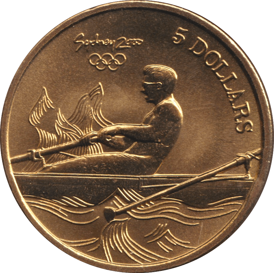 2000 FIVE DOLLAR SYDNEY OLYMPICS AUSTRALIA ROWING - WORLD COINS - Cambridgeshire Coins