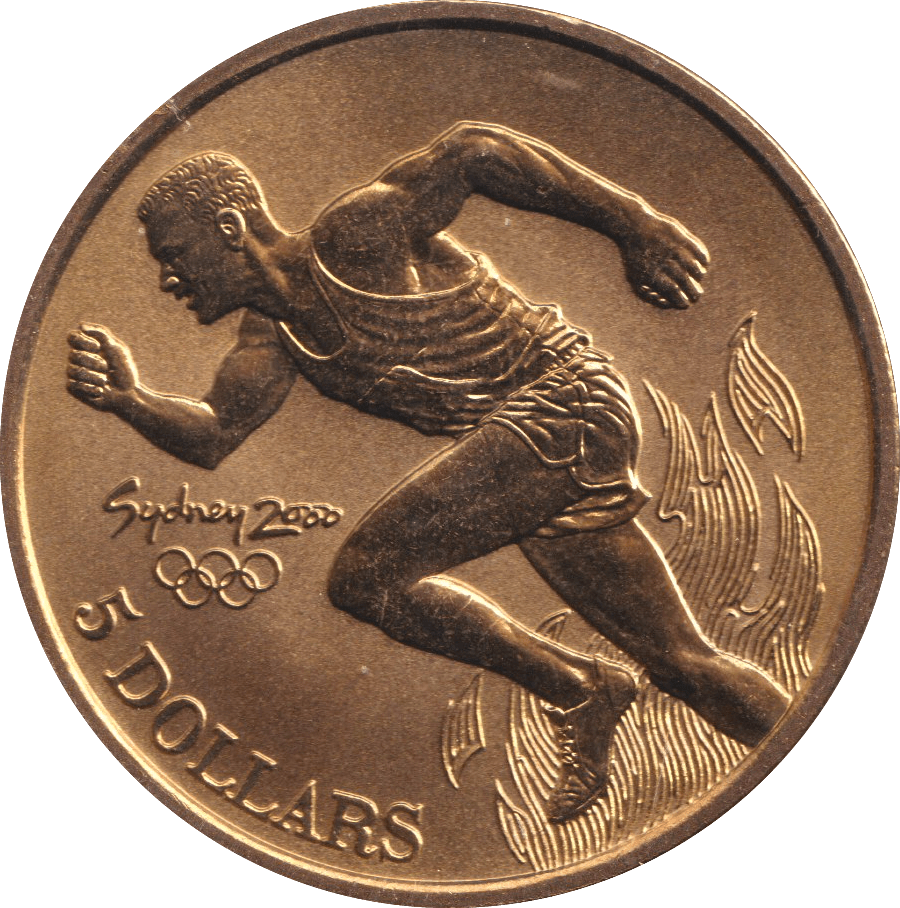 2000 FIVE DOLLAR SYDNEY OLYMPICS AUSTRALIA RUNNING - WORLD COINS - Cambridgeshire Coins