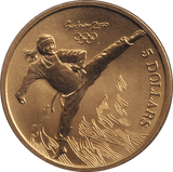 2000 FIVE DOLLAR SYDNEY OLYMPICS AUSTRALIA TAEKWONDO - WORLD COINS - Cambridgeshire Coins