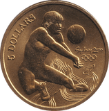 2000 FIVE DOLLAR SYDNEY OLYMPICS AUSTRALIA VOLLEYBALL - WORLD COINS - Cambridgeshire Coins