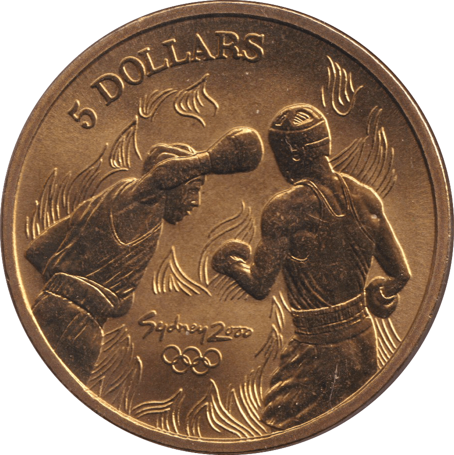 2000 FIVE DOLLAR SYDNEY OLYMPICS BOXING AUSTRALIA - WORLD COINS - Cambridgeshire Coins
