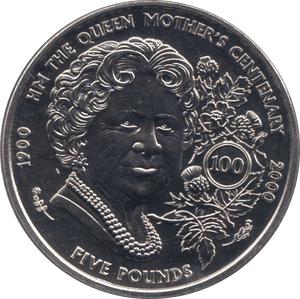 2000 FIVE POUNDS GUERNSEY F343 - WORLD COINS - Cambridgeshire Coins