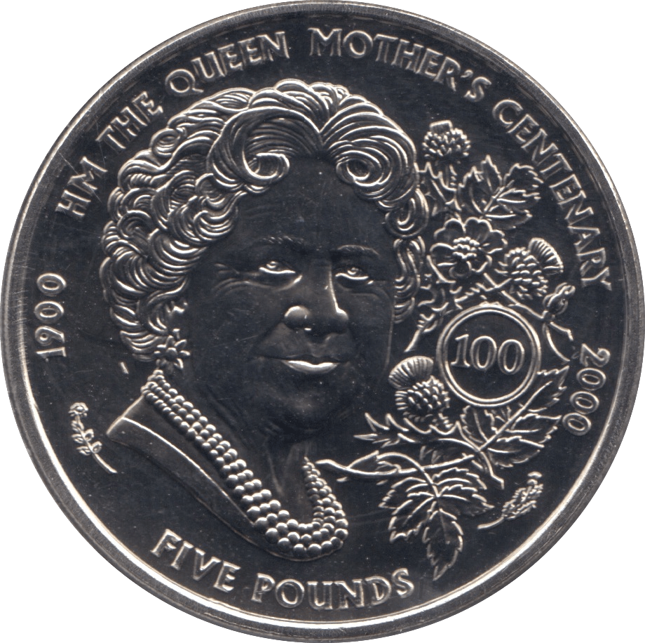 2000 FIVE POUNDS GUERNSEY F343 - WORLD COINS - Cambridgeshire Coins