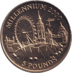 2000 FIVE POUNDS - WORLD COINS - Cambridgeshire Coins