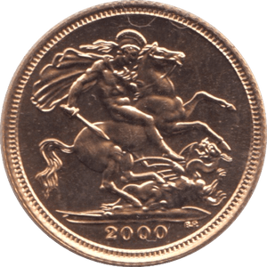 2000 GOLD HALF SOVEREIGN ( BU ) - Half Sovereign - Cambridgeshire Coins
