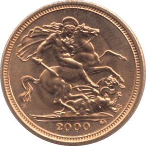 2000 GOLD HALF SOVEREIGN ( BU ) - Half Sovereign - Cambridgeshire Coins