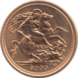 2000 GOLD HALF SOVEREIGN ( BU ) - Half Sovereign - Cambridgeshire Coins