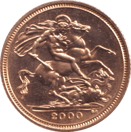 2000 GOLD HALF SOVEREIGN ( BU ) - HALF SOVEREIGN - Cambridgeshire Coins