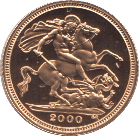 2000 GOLD HALF SOVEREIGN ( PROOF ) - HALF SOVEREIGN - Cambridgeshire Coins