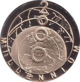 2000 GOLD ON SILVER 25 CROWNS - SILVER WORLD COINS - Cambridgeshire Coins