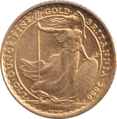 2000 GOLD PROOF £10 BRITANNIA 1/10TH OUNCE ( UNC ) - GOLD BRITANNIAS - Cambridgeshire Coins