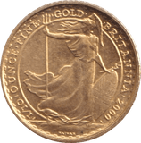 2000 GOLD PROOF £10 BRITANNIA 1/10TH OUNCE ( UNC ) - GOLD BRITANNIAS - Cambridgeshire Coins