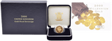 2000 GOLD PROOF SOVEREIGN BOXED - GOLD PROOF SOVEREIGNS - Cambridgeshire Coins