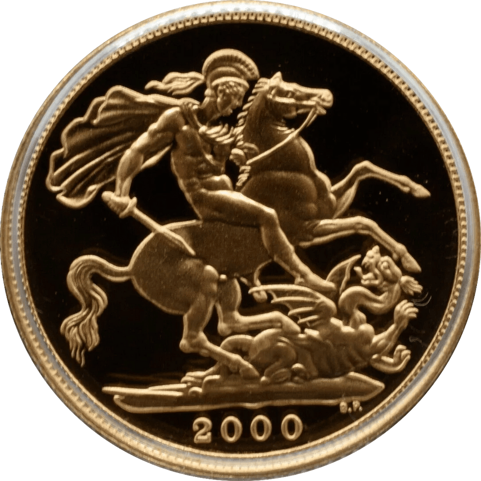 2000 GOLD PROOF SOVEREIGN BOXED - GOLD PROOF SOVEREIGNS - Cambridgeshire Coins