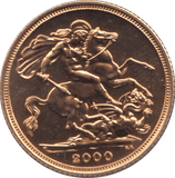 2000 GOLD SOVEREIGN ( BU ) - SOVEREIGN - Cambridgeshire Coins