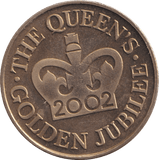 2000 GOLDEN JUBILEE MEDALLION M4 - MEDALS & MEDALLIONS - Cambridgeshire Coins