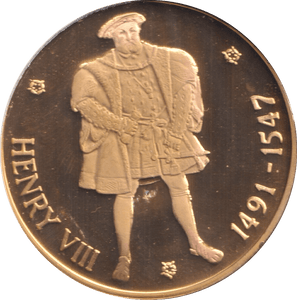 2000 HENRY VIII MEDALLION M12 - MEDALS & MEDALLIONS - Cambridgeshire Coins