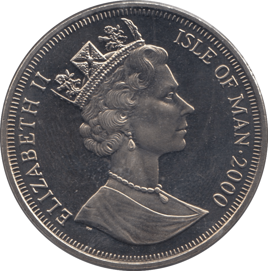 2000 ONE CROWN ISLE OF MAN F409 - WORLD COINS - Cambridgeshire Coins