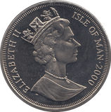 2000 ONE CROWN ISLE OF MAN F409 - WORLD COINS - Cambridgeshire Coins
