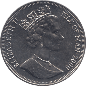 2000 ONE CROWN ISLE OF MAN F446 - WORLD COINS - Cambridgeshire Coins