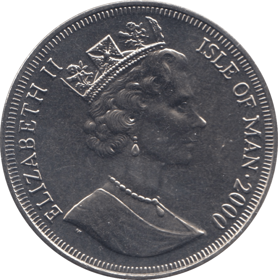 2000 ONE CROWN ISLE OF MAN F446 - WORLD COINS - Cambridgeshire Coins