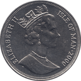 2000 ONE CROWN ISLE OF MAN F446 - WORLD COINS - Cambridgeshire Coins