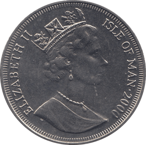 2000 ONE CROWN ISLE OF MAN F474 - WORLD COINS - Cambridgeshire Coins
