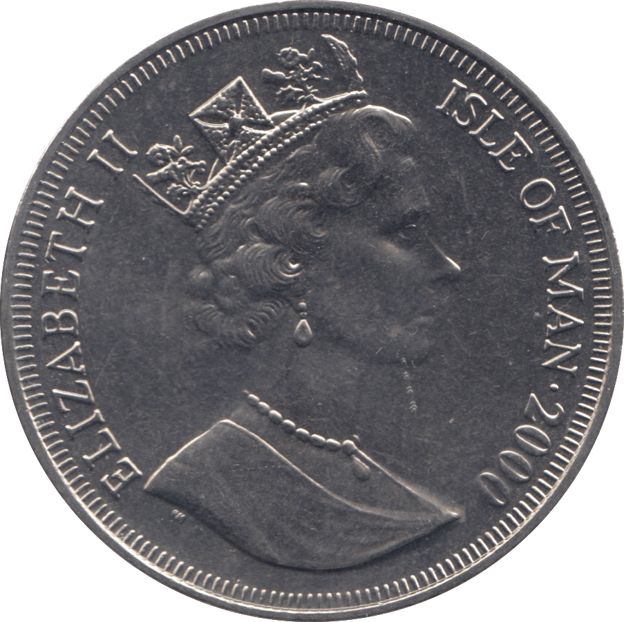 2000 ONE CROWN ISLE OF MAN F474 - WORLD COINS - Cambridgeshire Coins