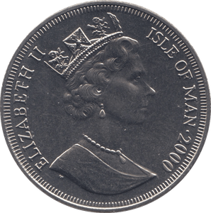 2000 ONE CROWN ISLE OF MAN F479 - WORLD COINS - Cambridgeshire Coins