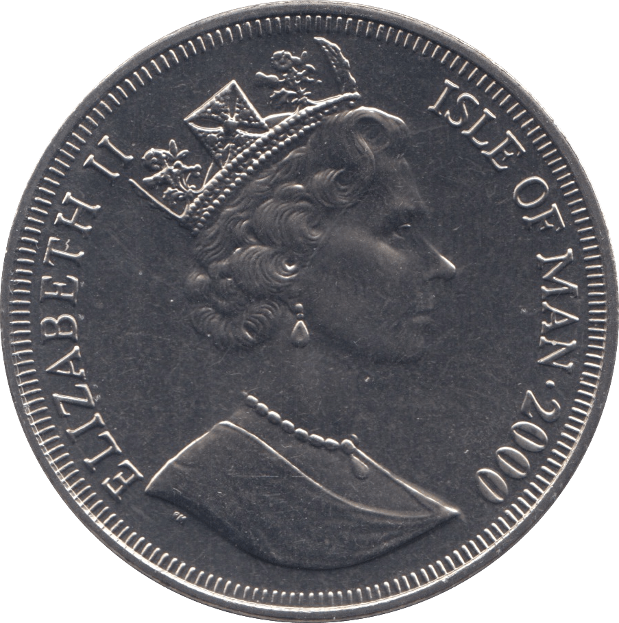 2000 ONE CROWN ISLE OF MAN F479 - WORLD COINS - Cambridgeshire Coins