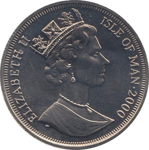 2000 ONE CROWN ISLE OF MAN F480 - WORLD COINS - Cambridgeshire Coins