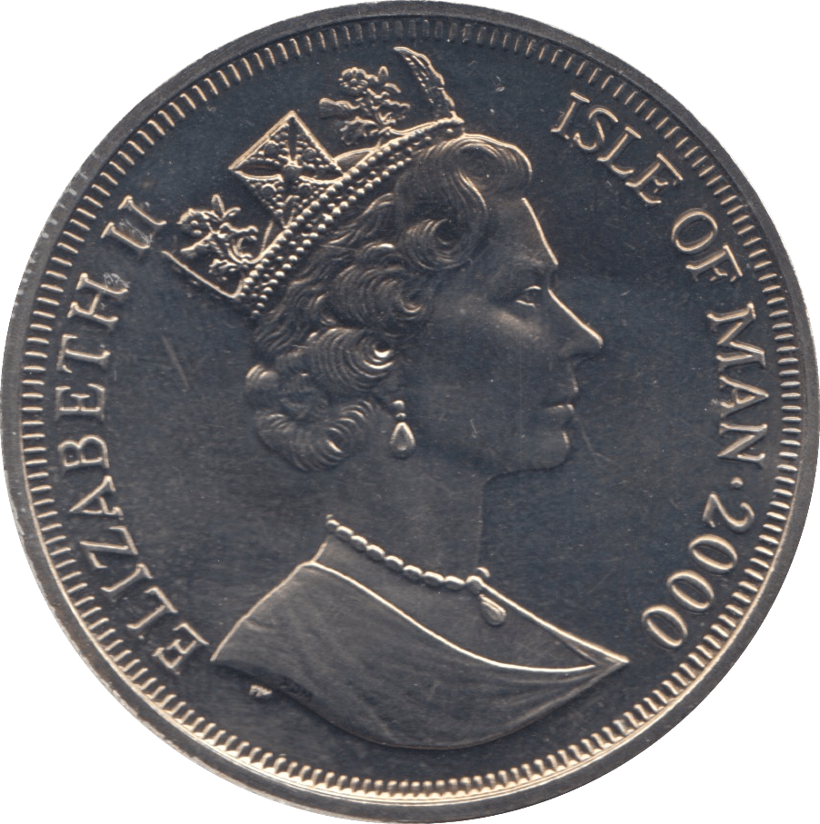 2000 ONE CROWN ISLE OF MAN F480 - WORLD COINS - Cambridgeshire Coins